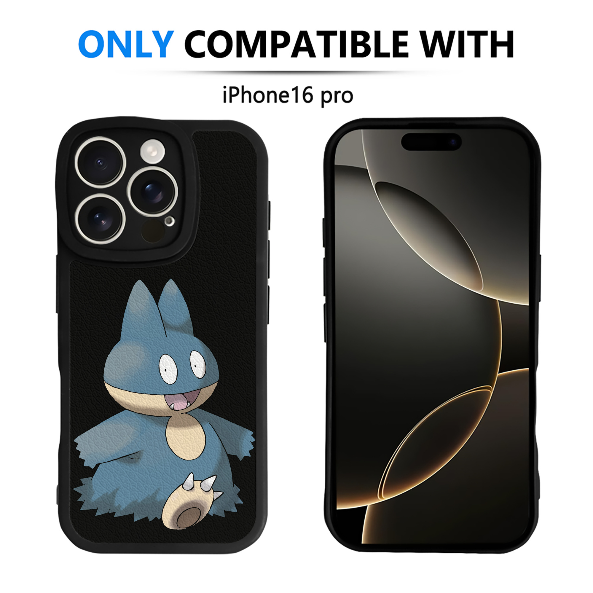 （画像用） ポケットモンスター Pokémon 【iPhone 16シリーズ対応】シリコンスマホケース（レザー調） 材質：シリコン